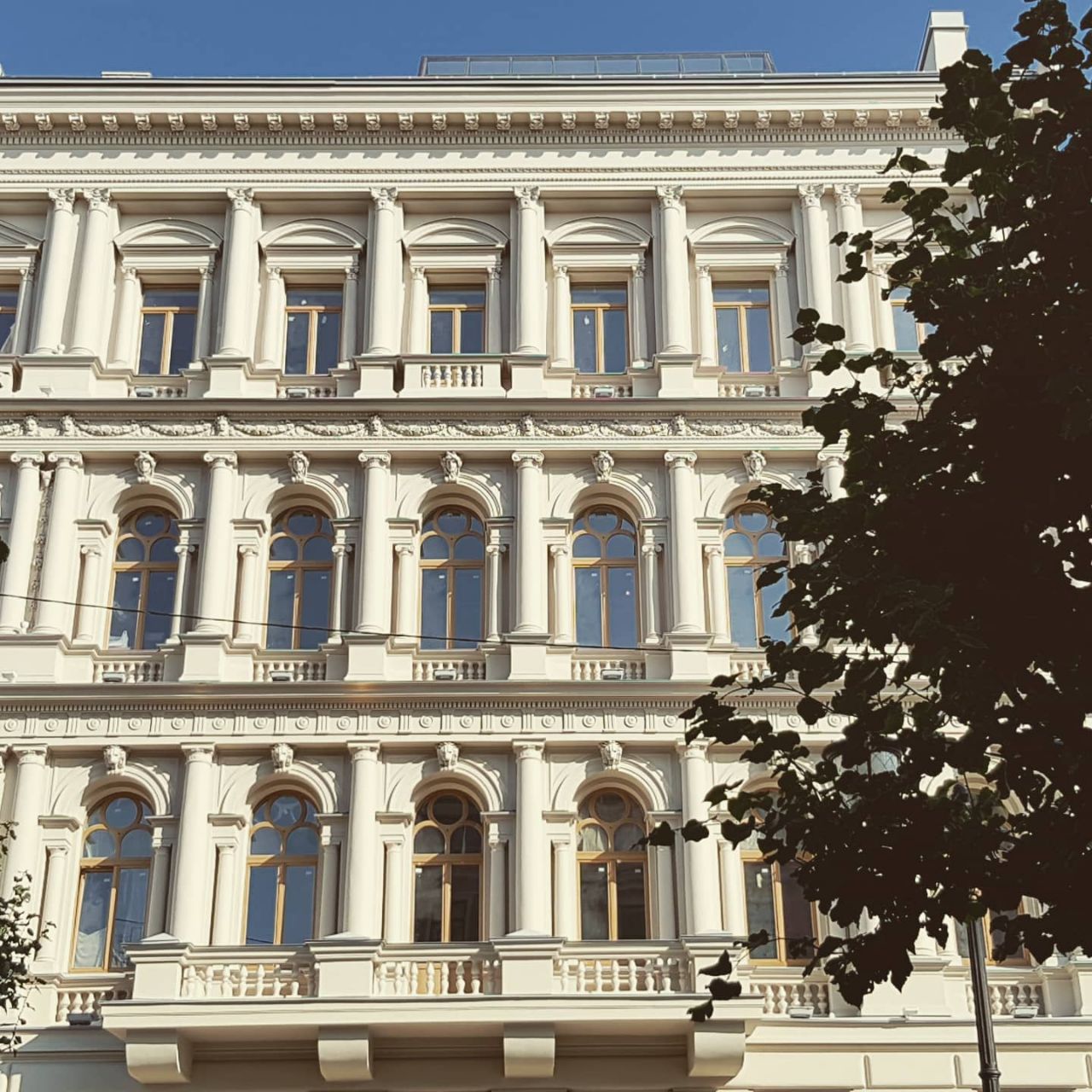 Дом в Петербурге, дубовые окна