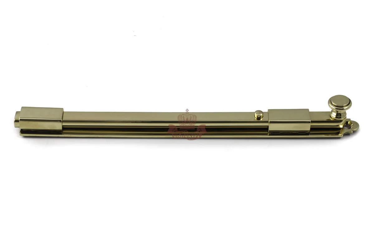 Шпингалет латунный «Овало» L=12×8×160 мм